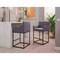 Manhattan Comfort Ambassador Counter Stool in Grey and Black CS010-GY - alternate 3